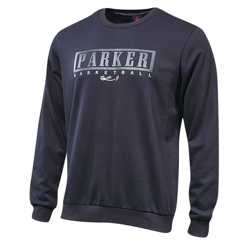 PEAK Mens Tony Parker Series Round Neck Sweater