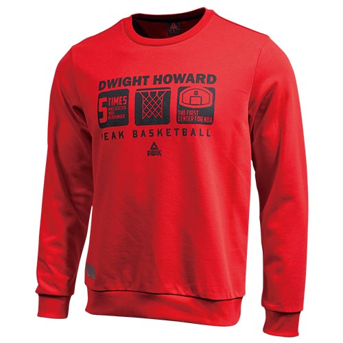 PEAK Mens Dwight Howard Series Round Neck Sweater