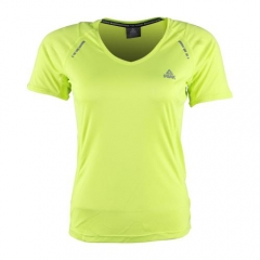 PEAK Womens Running Series V NECK T-SHIRT