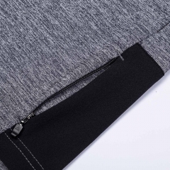 Peak Mens Half Front Opening  Long T Shirt