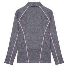 Peak Womens Half Front Opening  Long T Shirt