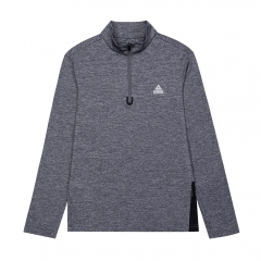 Peak Mens Half Front Opening  Long T Shirt
