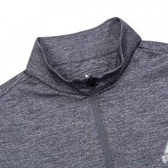 Peak Mens Half Front Opening  Long T Shirt