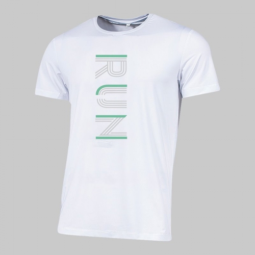 Peak Running Series Mens Round Neck T Shirt