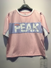 PEAK Fashion Series Knitted Women ROUND NECK T SHIRT