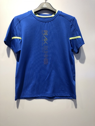 PEAK Running Series Knitted Men ROUND NECK T SHIRT